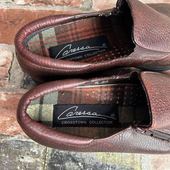 5 for $25đ„Caressa CrosstownâCollection Slip OnâBrown Leather Loafer Size 8- New - Picture 8 of 11
